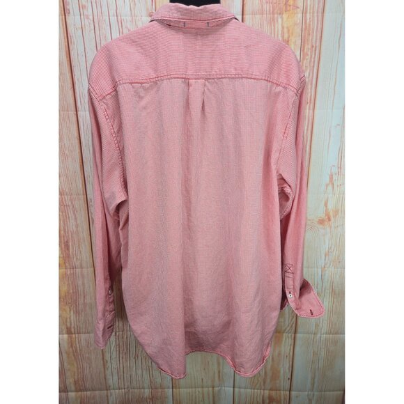 Tommy Bahama Mens Red Gingham Button-Down Shirt XXL - Picture 2 of 7